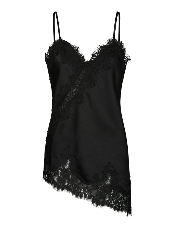 Neo Noir - Viole Lace Top Black