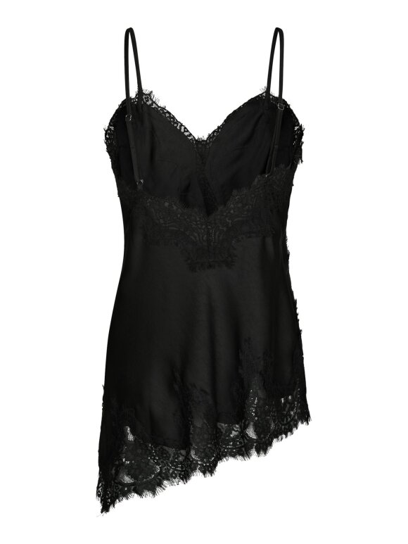 Neo Noir - Viole Lace Top Black