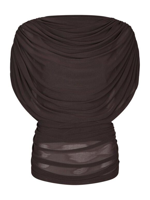 Neo Noir - Cottuna Drapy Mesh Top