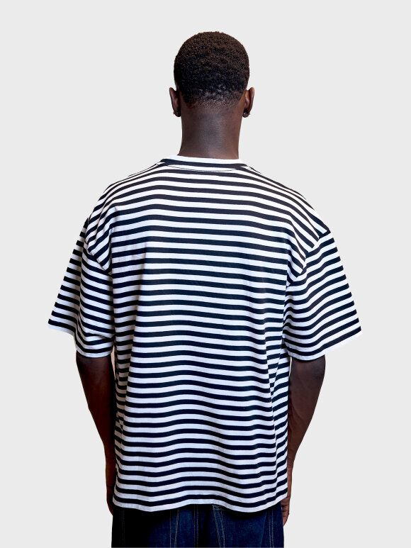 LAU--LAU - BIGGIE TEE SS BLACK / WHITE