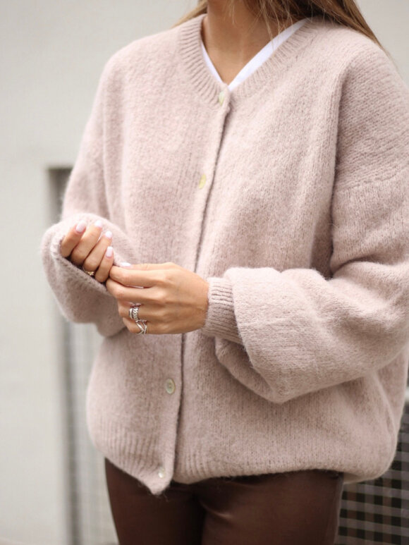 Depeche - SarahDe Alpaca Cardigan sand