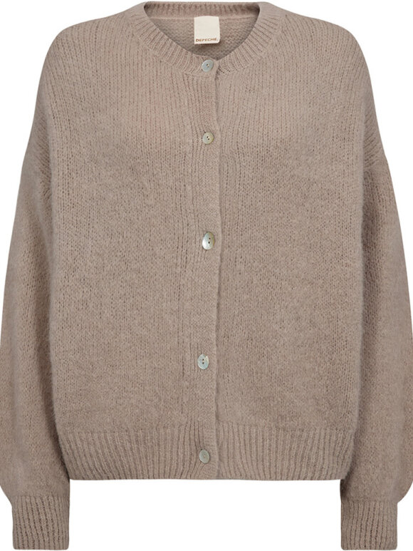 Depeche - SarahDe Alpaca Cardigan sand