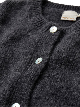 Depeche - SarahDe Alpaca Cardigan Grey