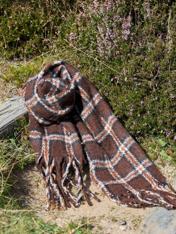 Black Colour - BCPauline Chekered Winter Scarf