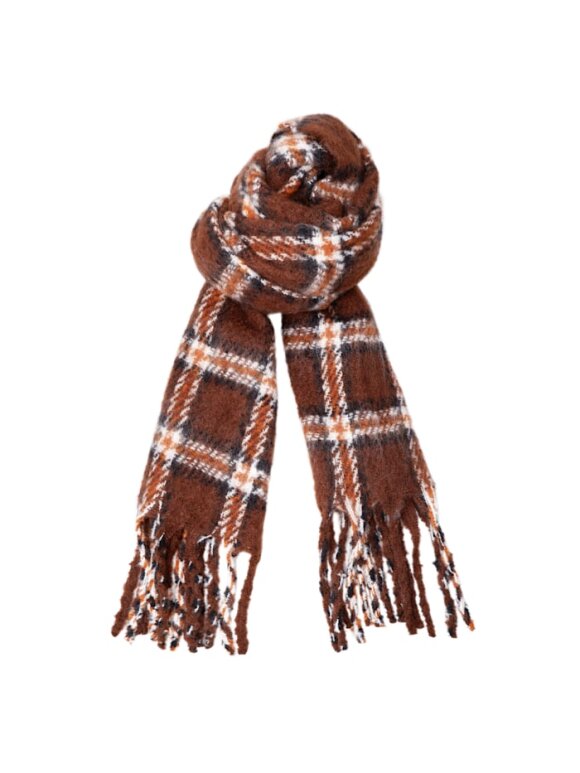 Black Colour - BCPauline Chekered Winter Scarf