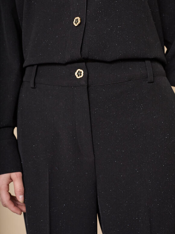 Love & Divine - Love857-6 Pants Black Glitter