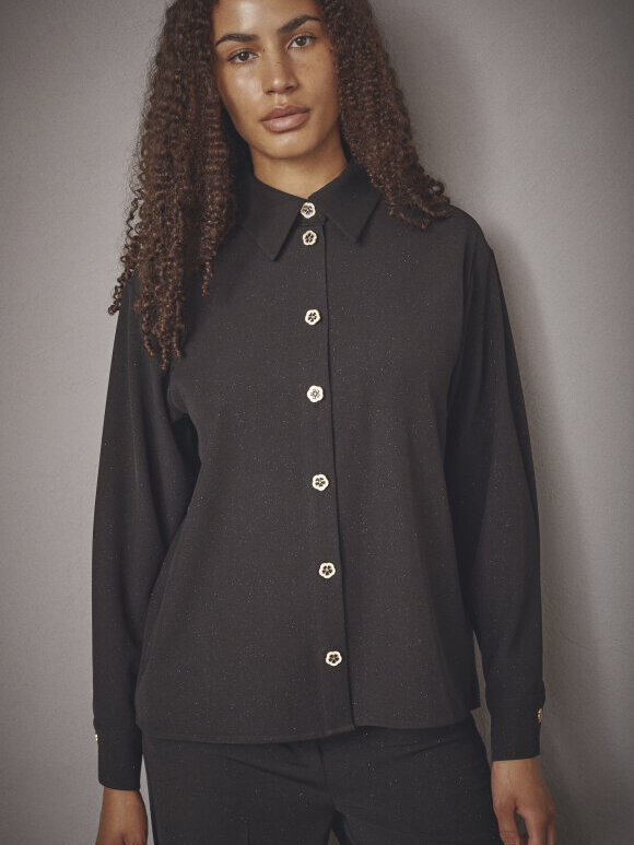 Love & Divine - Love1409 Shirts black Glitter