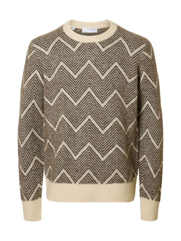 Selected - SELECTED RAI KNIT CREW NECK