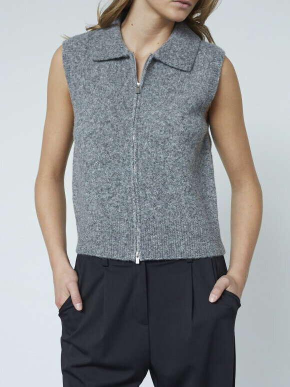 Love & Divine - Love1454 Knit vest Grey