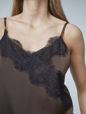 Love & Divine - Love1357 Top Chocolate/Black