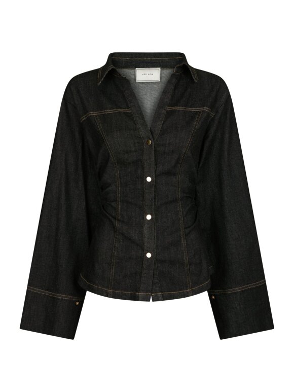 Neo Noir - Rabia Denim Shirt Black