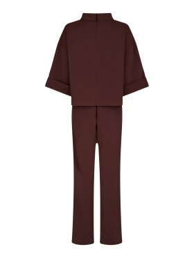 Neo Noir - Arlo Crepe Jumpsuit Burgundy