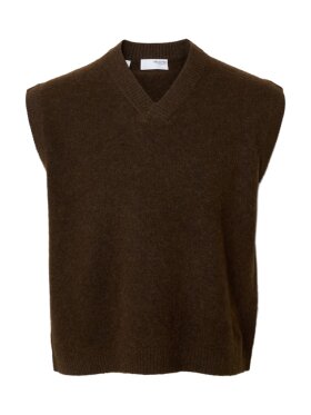 Selected - SLHRAI KNIT V-NECK WAISTCOAT
