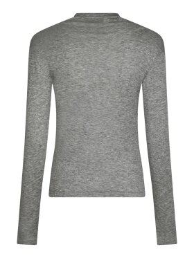 Neo Noir - Teddu Fine Rib Blouse Antracit