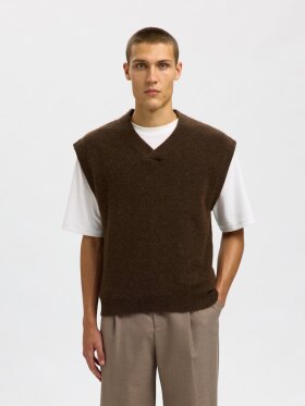 Selected - SLHRAI KNIT V-NECK WAISTCOAT