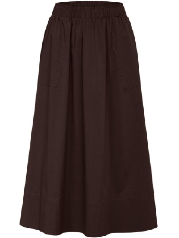 La Rouge - Vilma Skirt Dark Brown