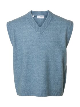 Selected - SLHRAI KNIT V-NECK WAISTCOAT