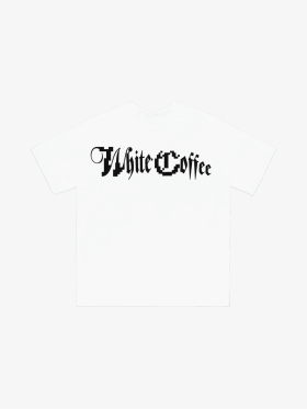 WHITE COFFEE - WHITE COFFEE DIGITAL LOGO TEE WHITE COFFEE - WHITE COFFEE DIGITAL LOGO TEE