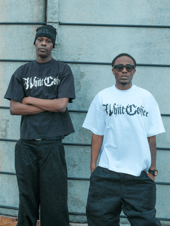 WHITE COFFEE - WHITE COFFEE DIGITAL LOGO TEE
