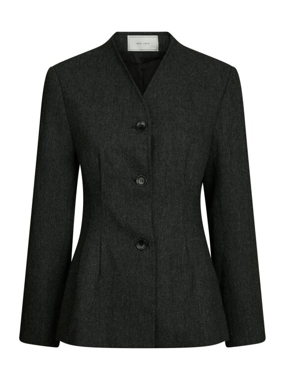 Neo Noir - Senara Blazer Dark Grey Melang
