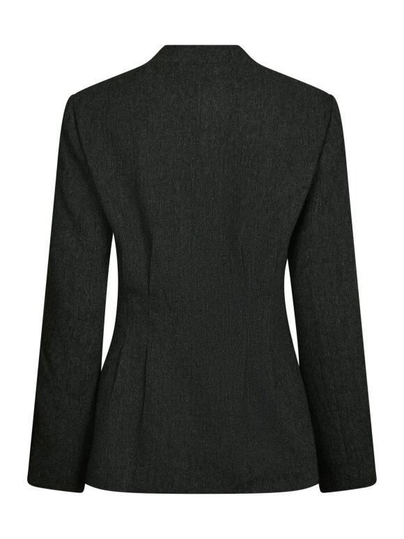 Neo Noir - Senara Blazer Dark Grey Melang