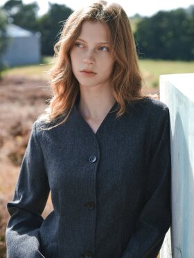 Neo Noir - Senara Blazer Dark Grey Melang Neo Noir - Senara Blazer Dark Grey Melang