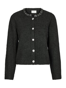 Neo Noir - Marie Stone Knit Cardigan Antr Neo Noir - Marie Stone Knit Cardigan Antr