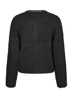 Neo Noir - Marie Stone Knit Cardigan Antr Neo Noir - Marie Stone Knit Cardigan Antr