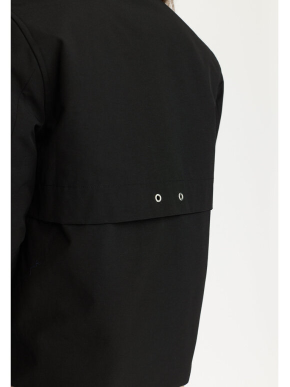 Selfhood Dame - Short Trenchcoat Black