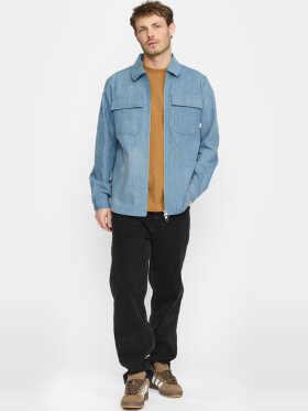 Revolution - Revolution zipped denim shirt