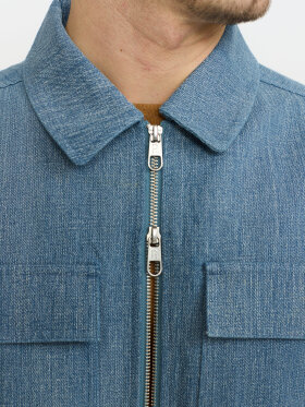 Revolution - Revolution zipped denim shirt