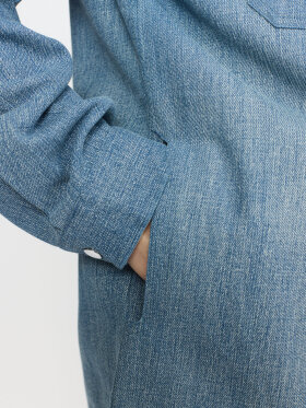 Revolution - Revolution zipped denim shirt