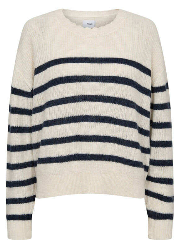 Numph - Nuvinette Pullover Dark Sapphi