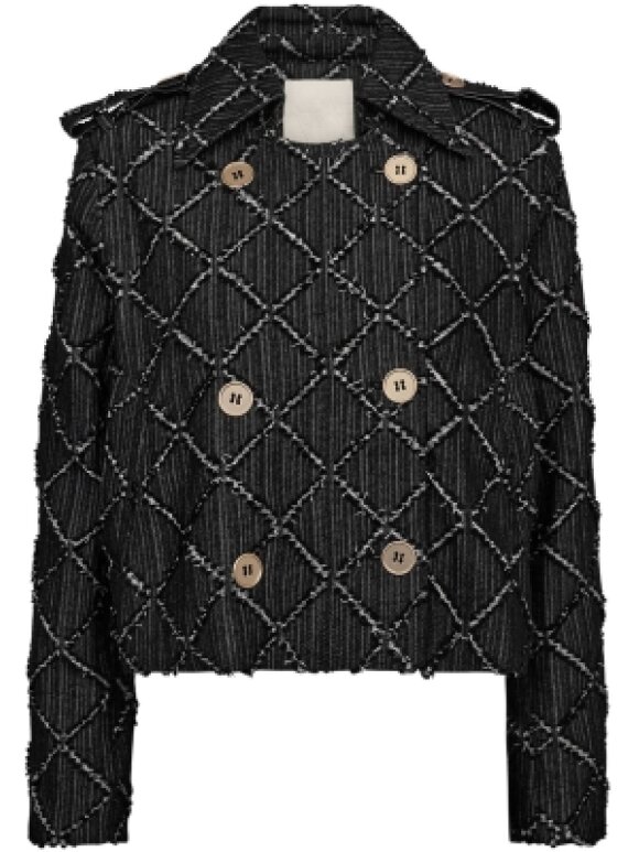 Gossia - Angelie Jacket Black Offwhite