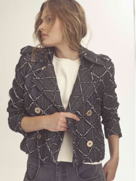 Gossia - Angelie Jacket Black Offwhite