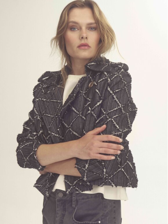 Gossia - Angelie Jacket Black Offwhite