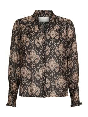 Neo Noir - Camisa Print Blouse Black