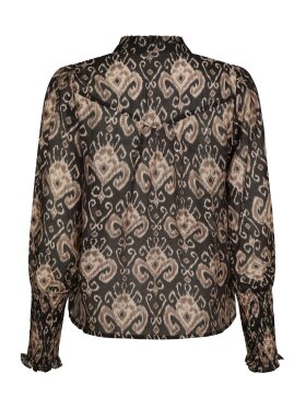 Neo Noir - Camisa Print Blouse Black