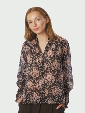 Neo Noir - Camisa Print Blouse Black