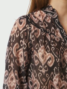 Neo Noir - Camisa Print Blouse Black