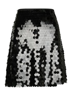 Neo Noir - Miva Big Sequins Skirt black