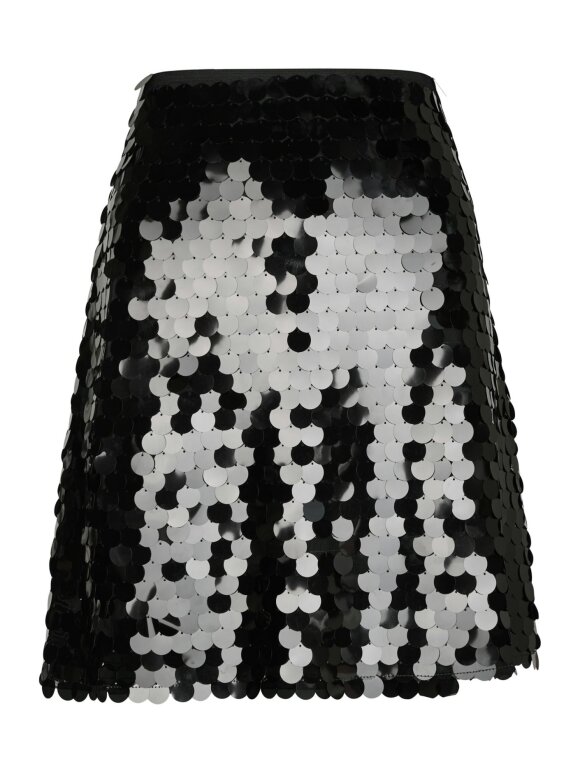 Neo Noir - Miva Big Sequins Skirt black