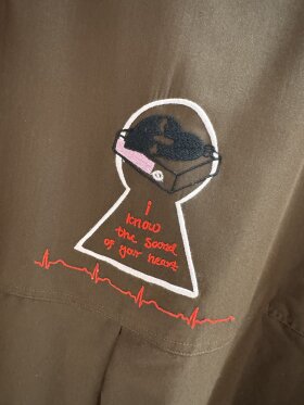 WAUW - Luna Shirt Heart Chocolate