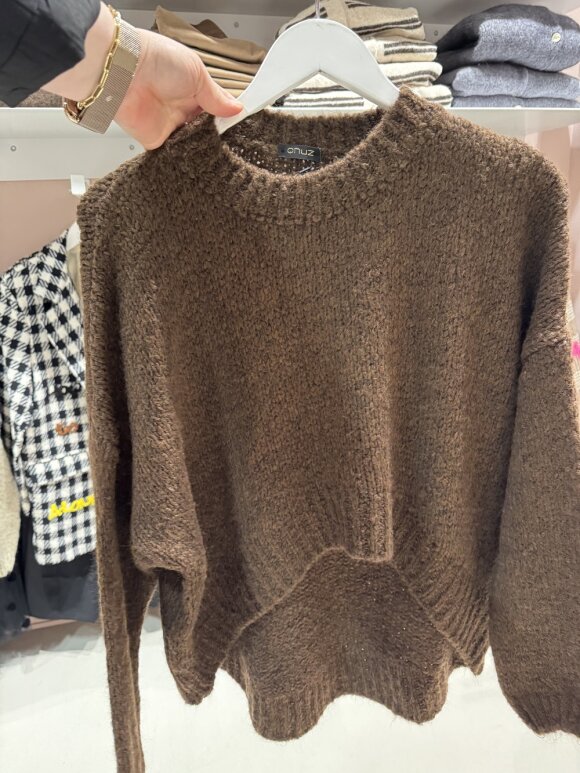 Qnuz - Longe sleeve Knit Choco