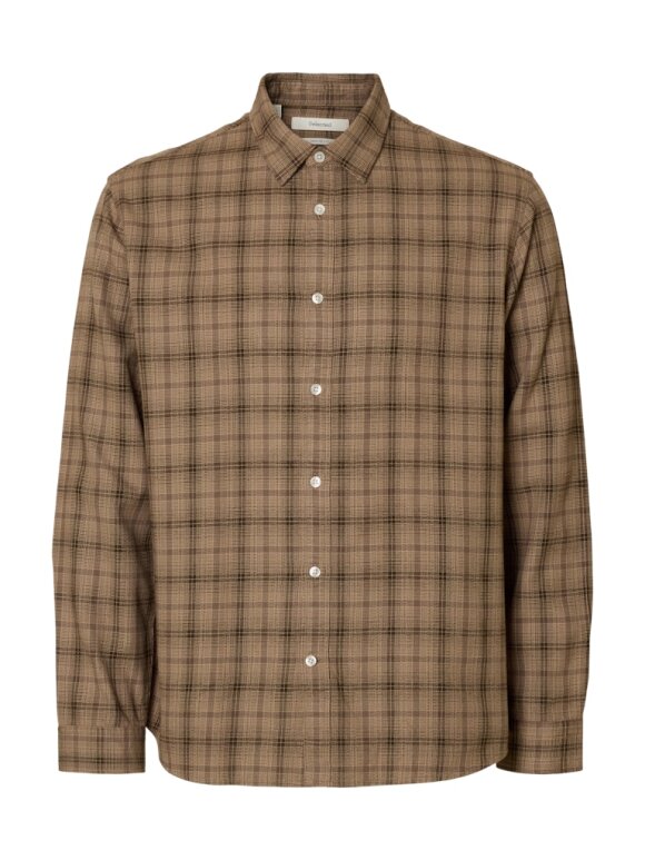 Selected - SLHREGNOAH BRUSHED TWIST SHIRT