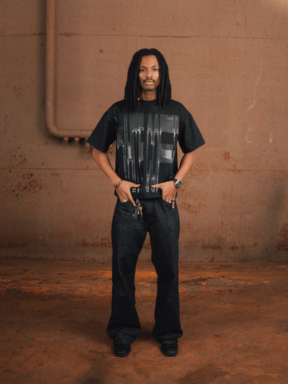 WHITE COFFEE - Front Stretch Tee Sort/Dark Ch