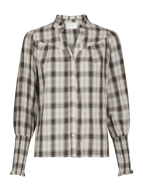 Neo Noir - Camisa Big Check Blouse off