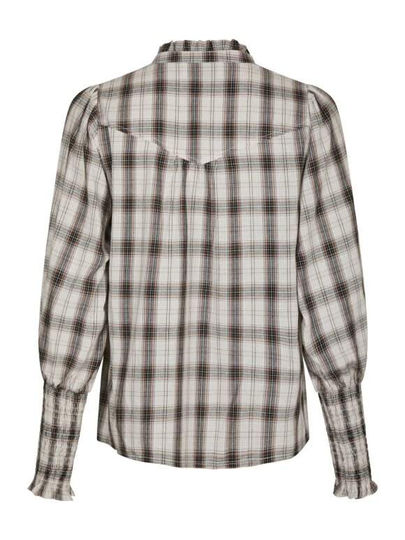 Neo Noir - Camisa Big Check Blouse off