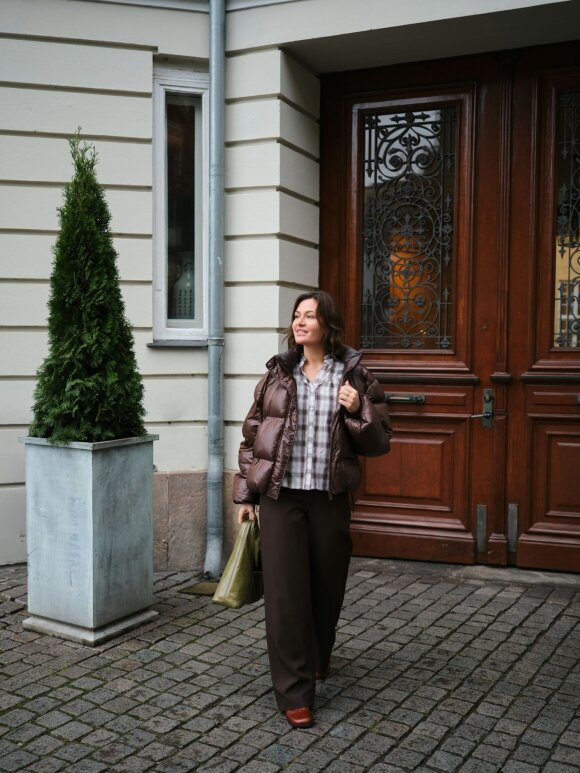 Neo Noir - Camisa Big Check Blouse off