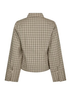 Neo Noir - Rosa Checked Shirt Beige